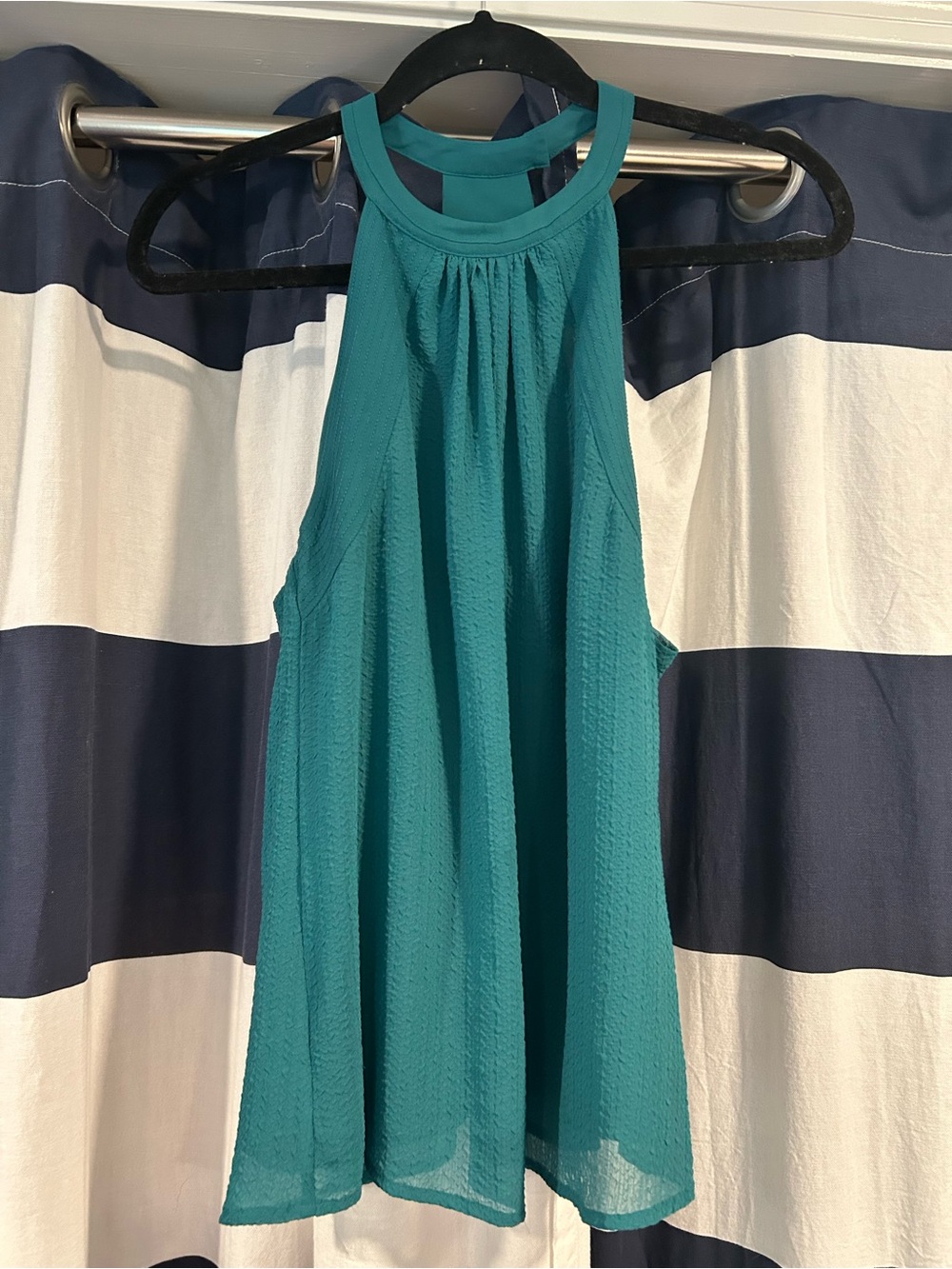 H&M Teal Halter-Style Sleeveless Camisole